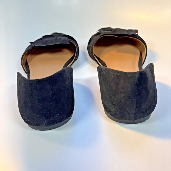 TORRID Flat Shoes Black Pointed Toe Sip-On Loafers With Bow Comfy Women's 9.5 W - Picture 5 of 10